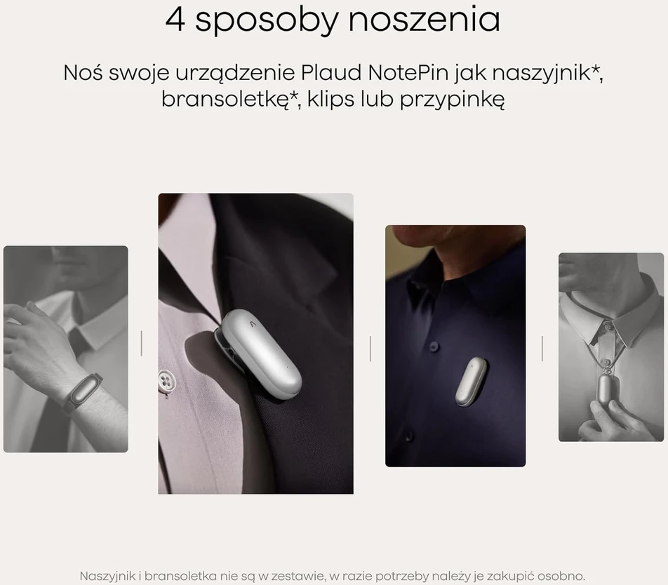 Plaud AI diktofonas su AI transkripcija, 64 GB atmintis, Bluetooth, NB-100 modelis