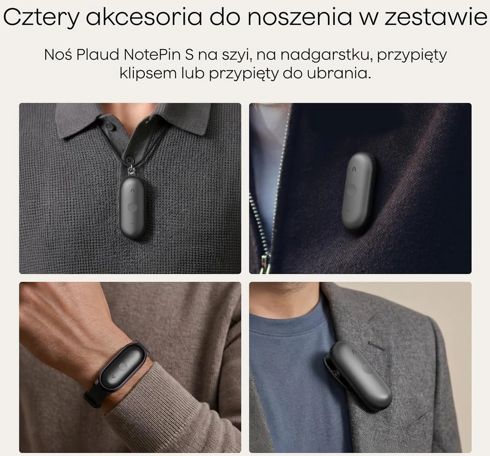 Plaud skaitmeninis diktofonas su AI transkripcija, 64 GB atmintis, Bluetooth, modelis PN0210