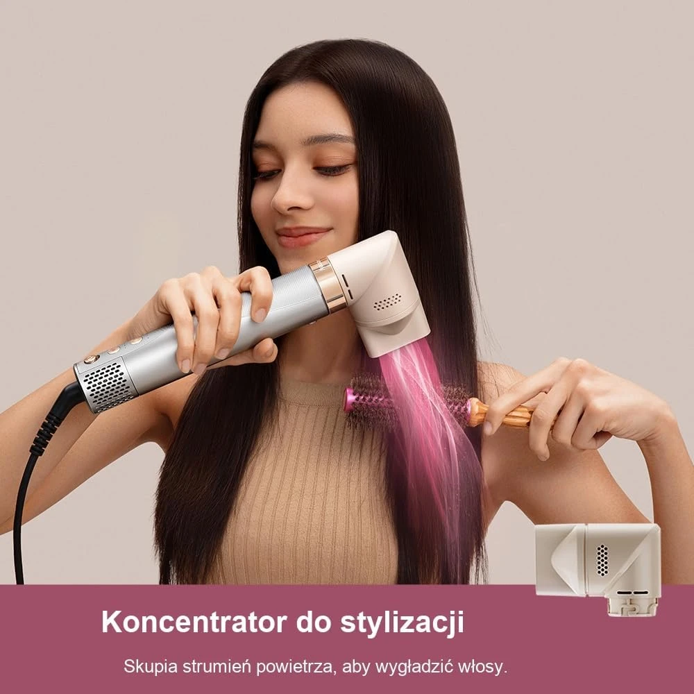 Plaukų džiovintuvas Lecomely 5 viename plaukų formavimo prietaisas su joniniu džiovintuvu, 1500 W, A3