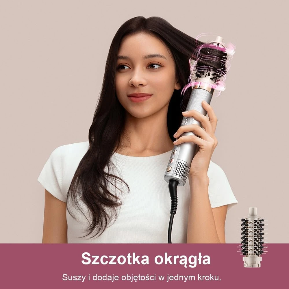 Plaukų džiovintuvas Lecomely 5 viename plaukų formavimo prietaisas su joniniu džiovintuvu, 1500 W, A3