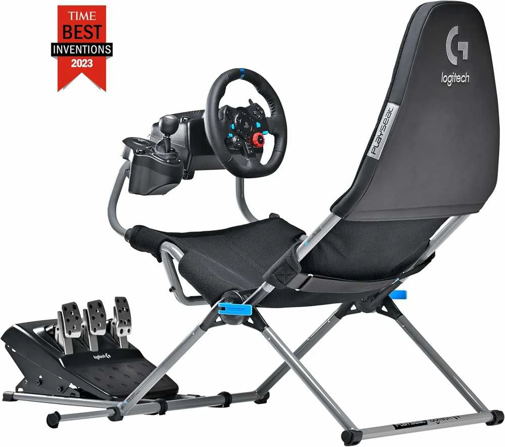 Playseat Challenge X - Logitech G Edition (pilka) kėdė