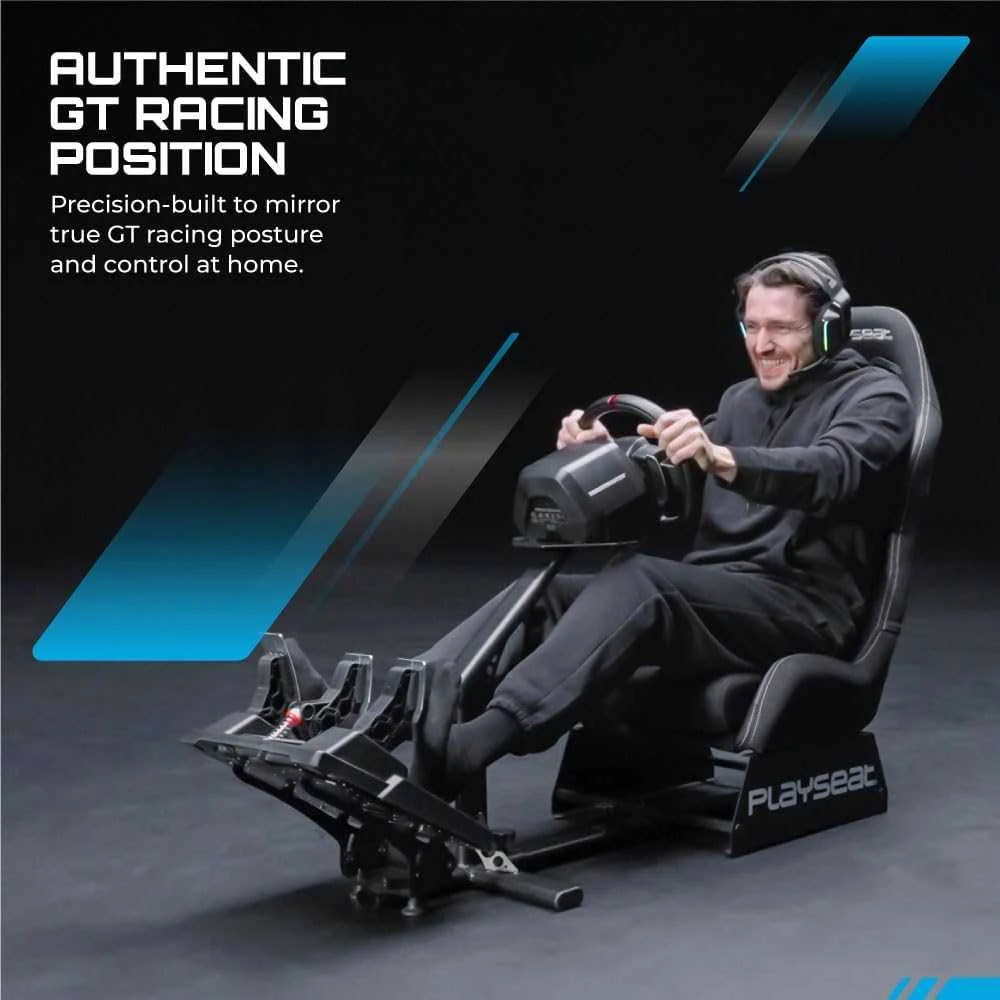 Žaidimų kėdė lenktynėms Playseat Evolution Alcantara, Juoda