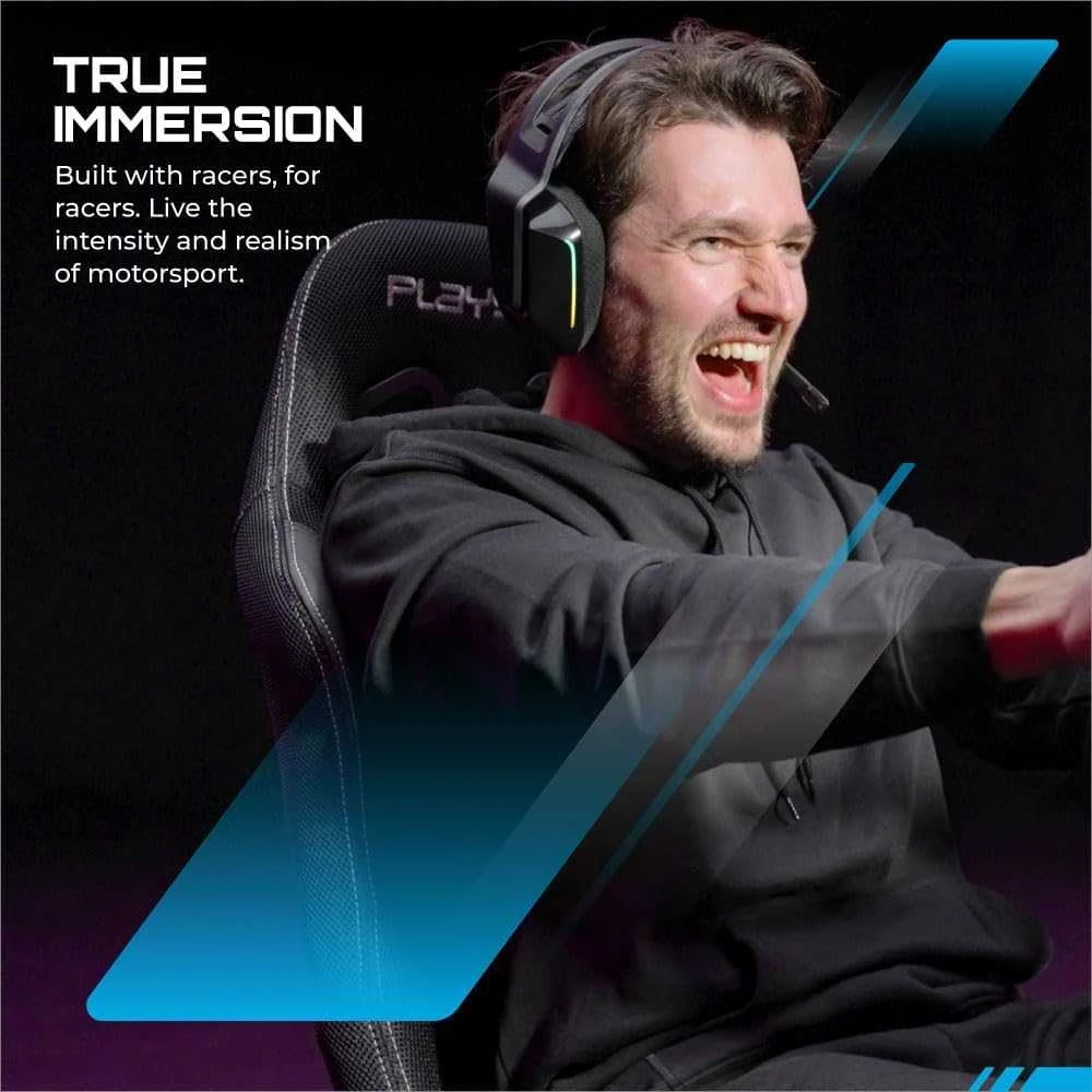 Žaidimų kėdė lenktynėms Playseat Evolution Alcantara, Juoda