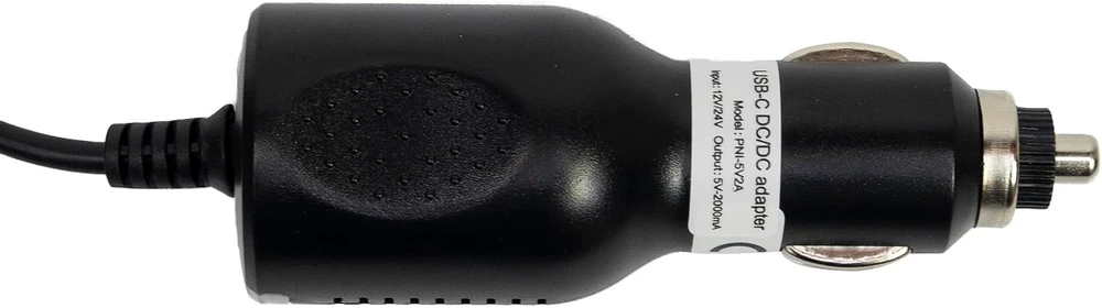 PNI automobilinis USB-C įkroviklis GPS navigacijai 12/24 V, 5 V 3 A, 1,9 m PNI-USBC-GPS