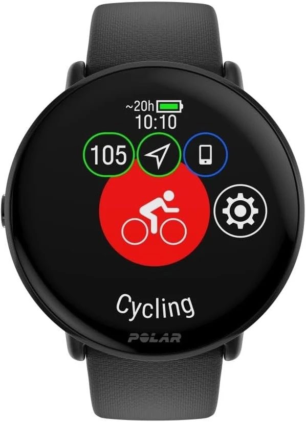 Polar išmanusis laikrodis su AMOLED ekranu, GPS, miego ir aktyvumo stebėjimu, Ignite 3