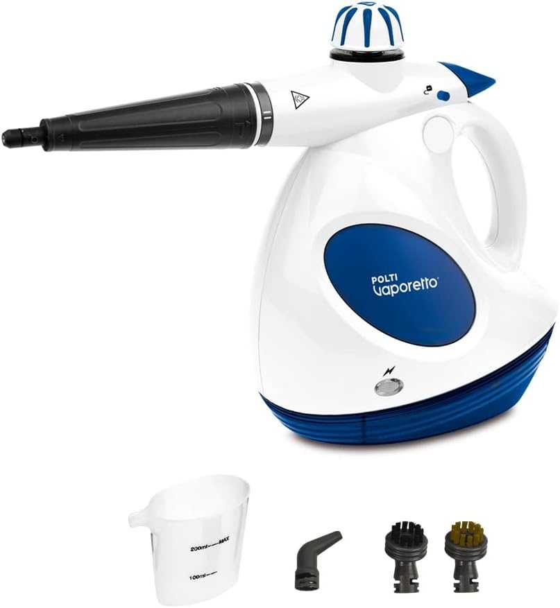 Polti | Garų valytuvas | PGEU0011 Vaporetto First | Galia 1000 W | Garų slėgis 3 bar | Vanduo bako talpa 0,2 L | Baltas
