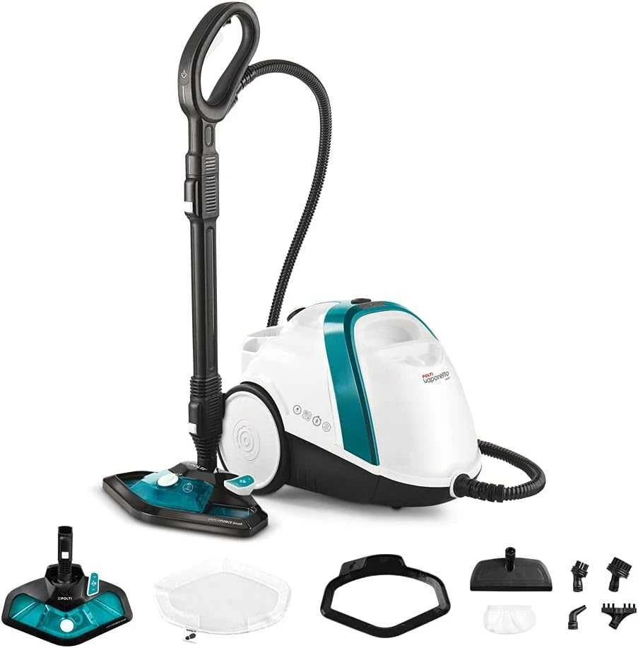 Polti | Garų valytuvas | PTEU0277 Vaporetto Smart 100_T | Galia 1500 W | Garų slėgis 4 bar | Vanduo bako talpa 2 L | Baltas