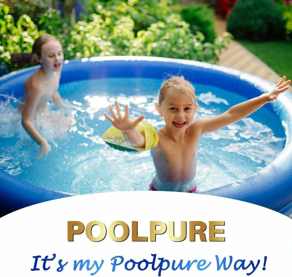POOLPURE baseino filtro kasetės S1 PureSpa, 4 vnt., 10,8 x 10,8 x 7,5 cm, PLF-INTS1