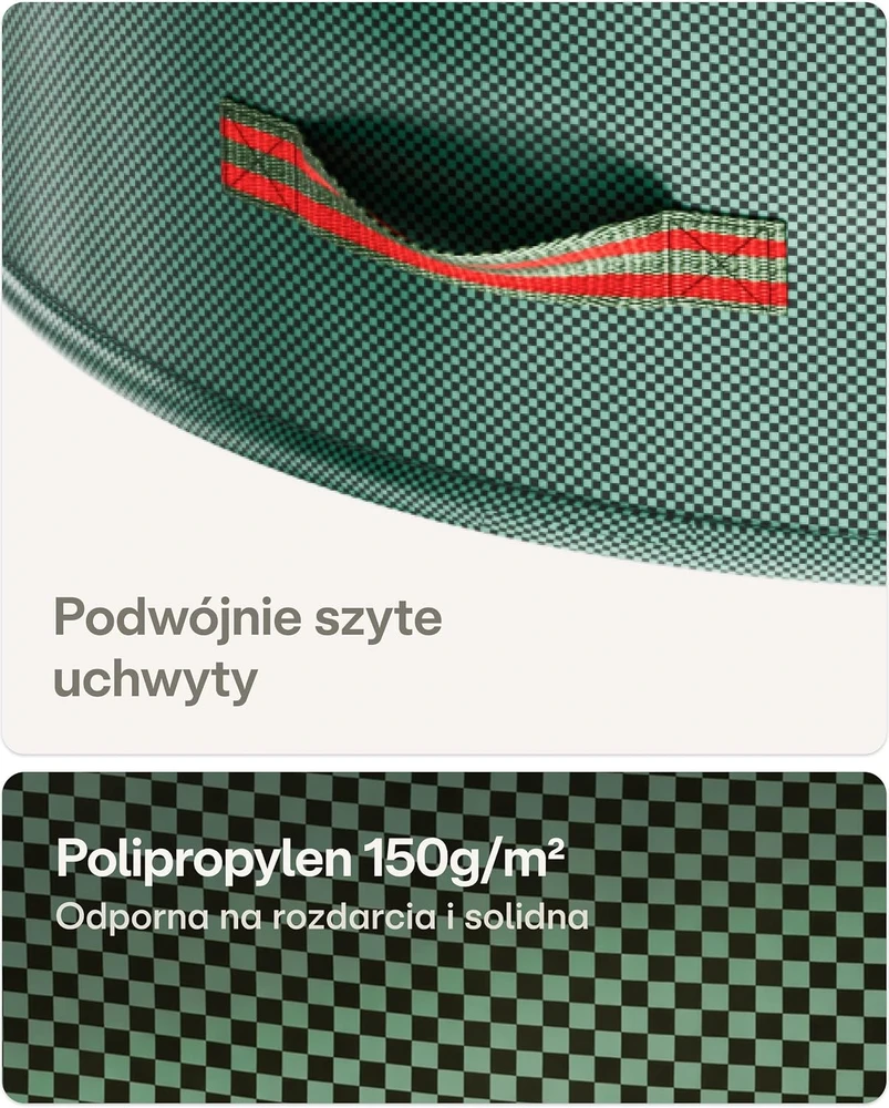 Praknu daugkartinio naudojimo sodo atliekų maišai, 3 vnt., po 300 l, B084WZ8C65