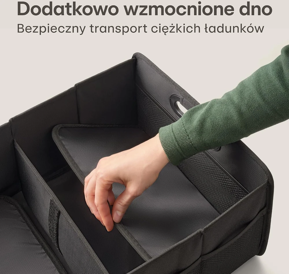 Praknu sulankstomas automobilio bagažinės organizatorius 40 l, 3 skyriai, 7770631
