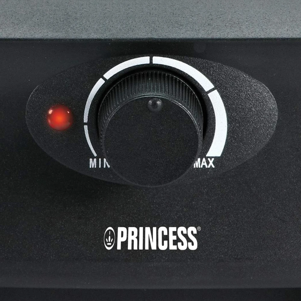 Princess akmens raclette grilis 600 W, 4 asmenims, juodas, 01.162810.01.001