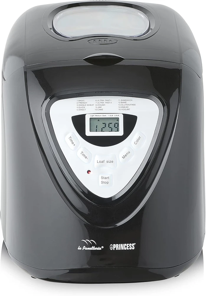Duonkepė Princess duonos kepimo aparatas 600 W, 15 programų, neprilimpanti forma, 152009