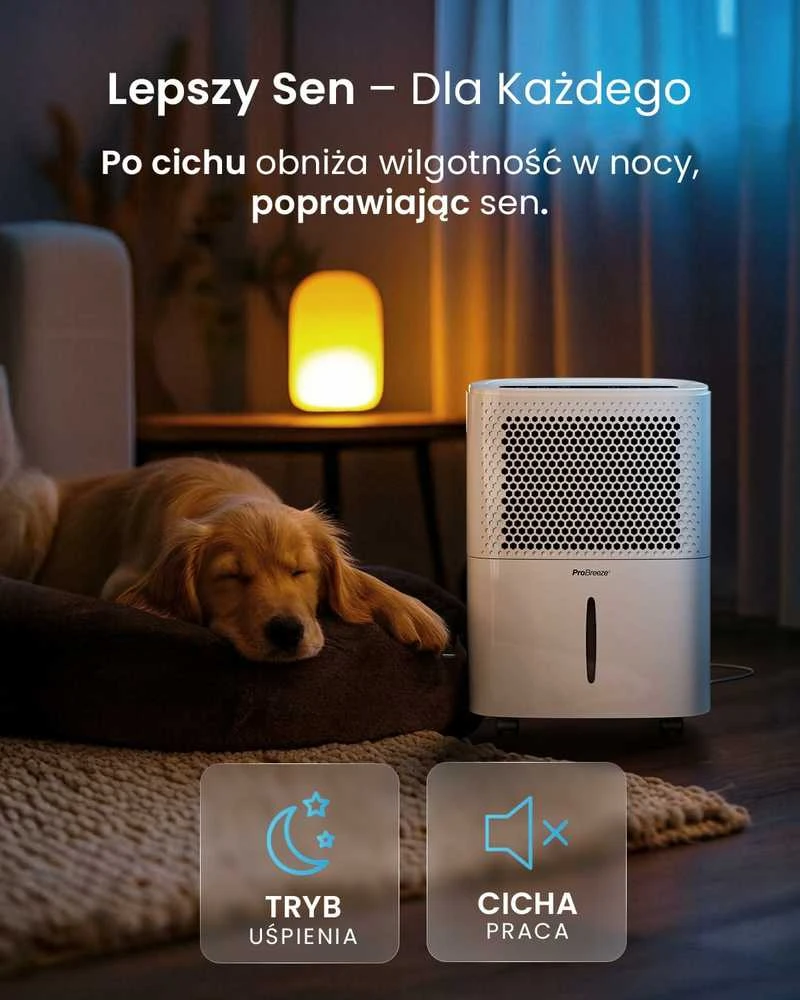 Pro Breeze elektrinis oro sausintuvas, 12 l/para, 1,8 l bakelis, 220 W, PB-06-EU-FBA-2