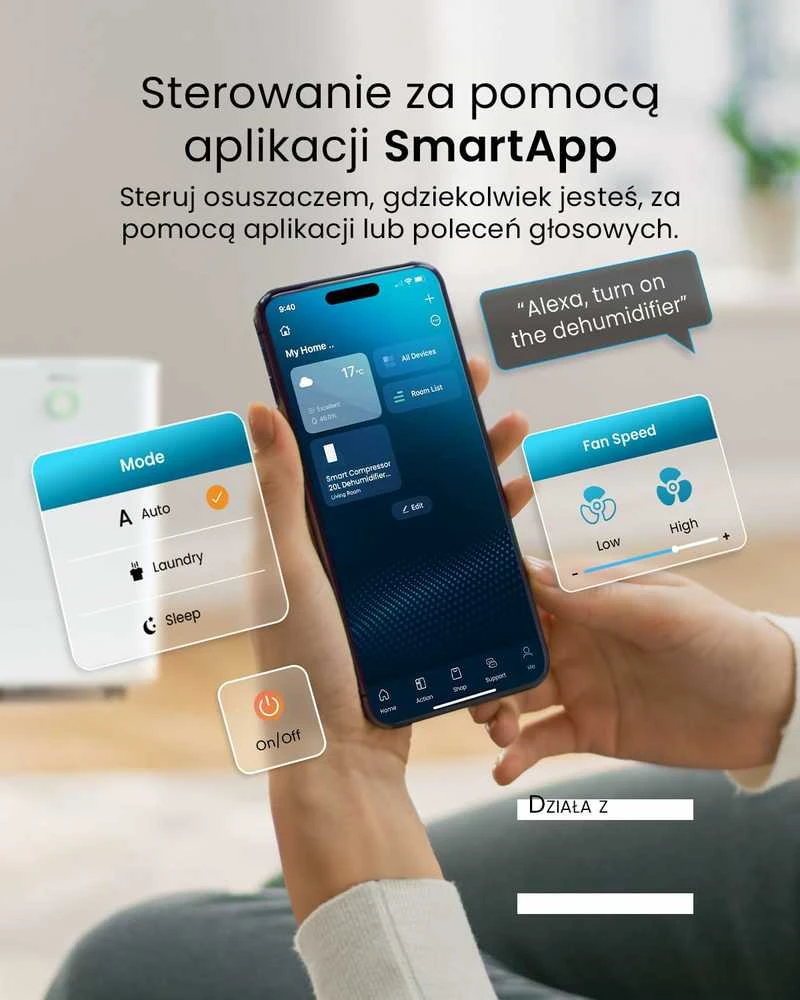 Pro Breeze išmanus kompresorinis oro sausintuvas 20 l/para su 4 l bakeliu PB-D-24-WF