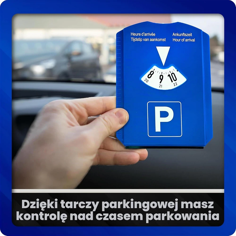 PROCAR daugiafunkcis automobilio stovėjimo diskas su ledo grandikliu 91387