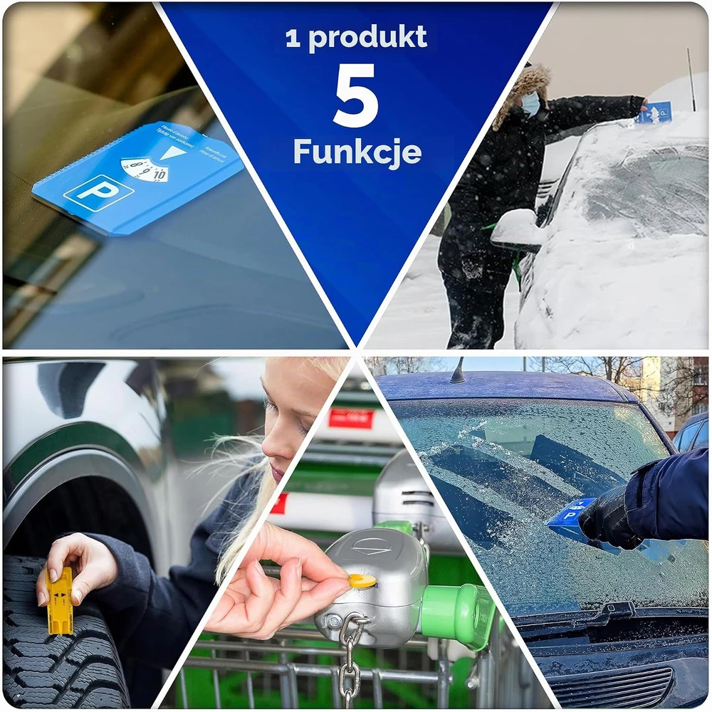 PROCAR daugiafunkcis automobilio stovėjimo diskas su ledo grandikliu 91387