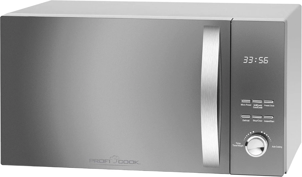 Profi Cook mikrobangų krosnelė 23 l, 220 W, nerūdijančiojo plieno PC-MWG 1176 H