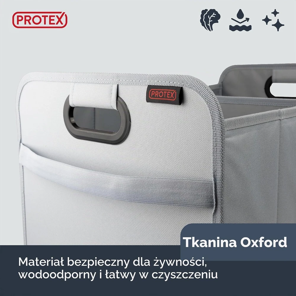 PROTEX automobilio bagažinės organizatorius, sulankstomas, 35 l, 52 × 32 × 23 cm, KTGR