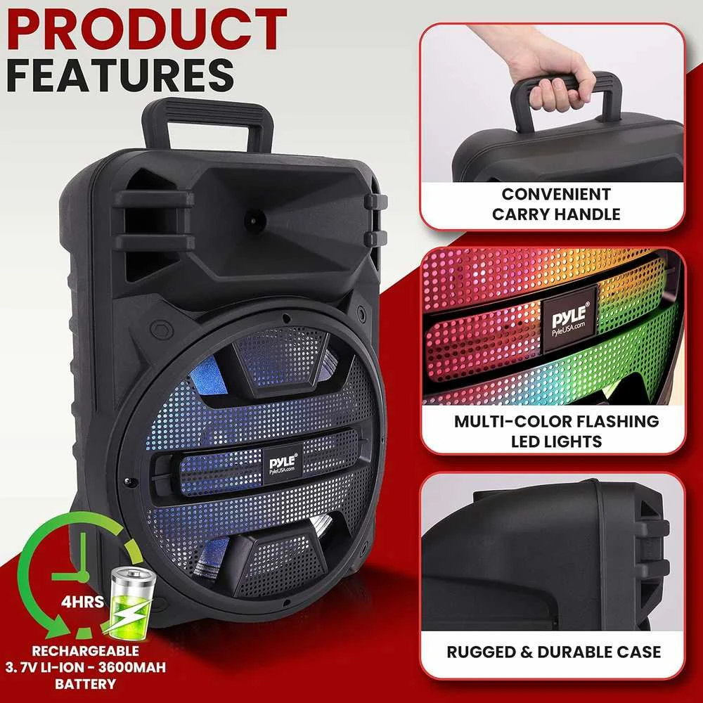 Pyle Bluetooth Garsiakalbis, 800 W