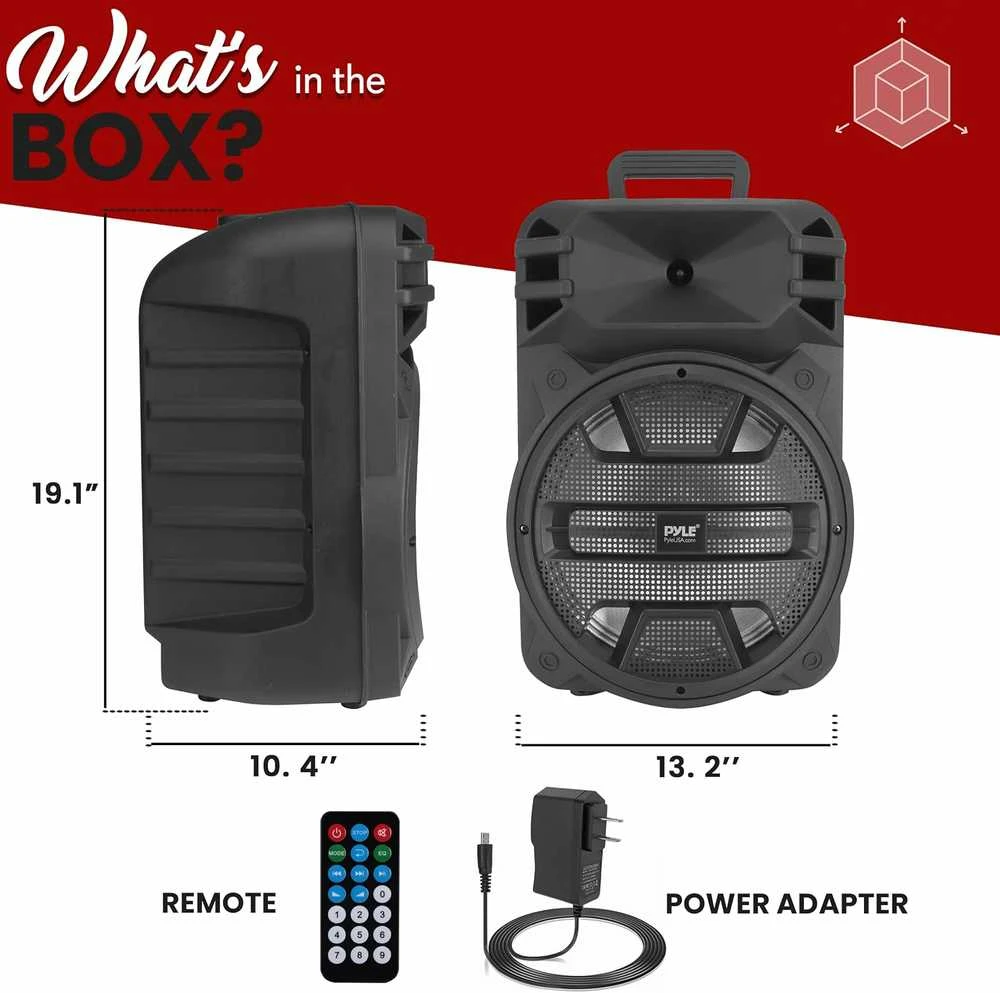 Pyle Bluetooth Garsiakalbis, 800 W