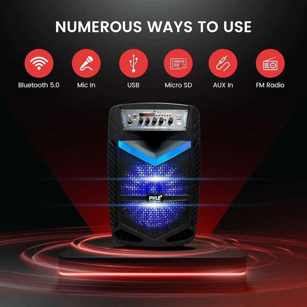 Pyle Bluetooth Garsiakalbis su mikrofonu