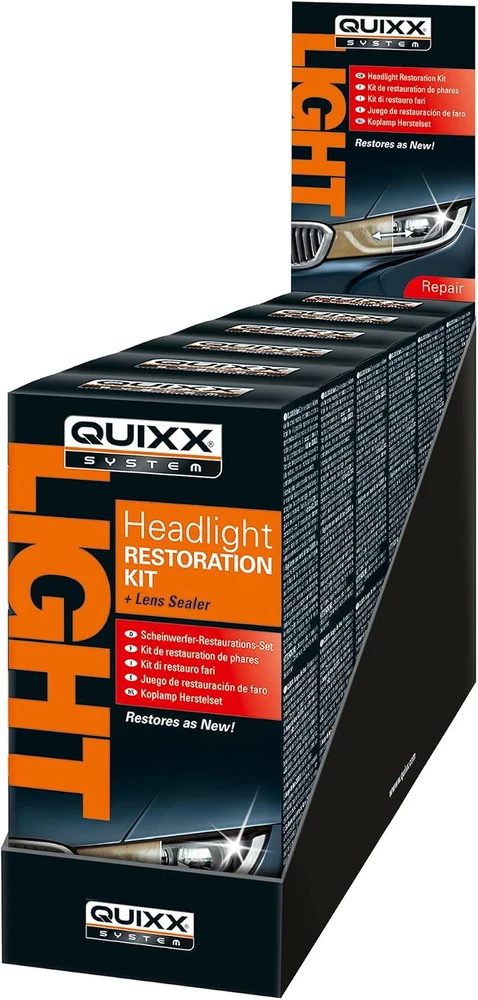 QUIXX priekinių žibintų restauravimo rinkinys su PDT technologija QHRK1