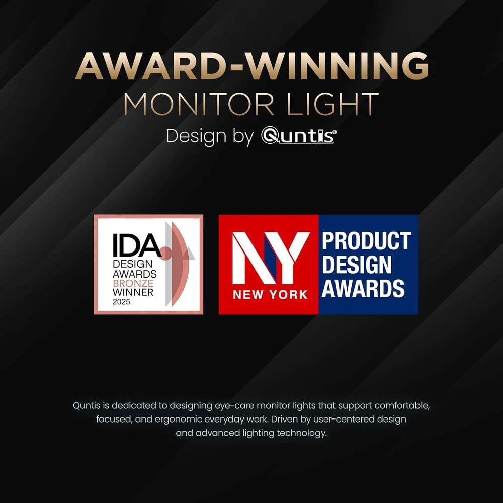 Quntis lenkta RGB monitoriaus lempa 66 cm su nuotolinio valdymo pultu LI-HY-0201-GY