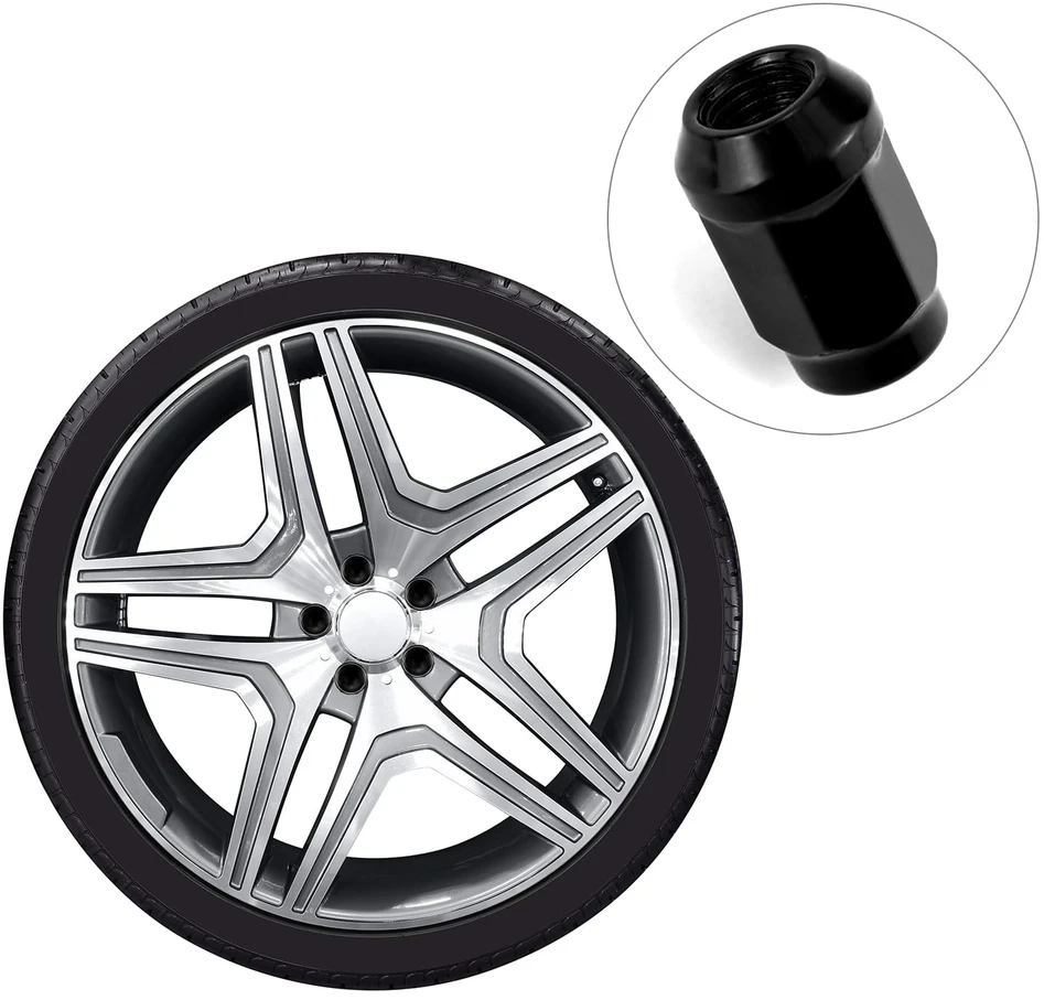 QWORK ratų veržlės M12 x 1.5, 34 mm, kūginės 60°, 20 vnt., WD41939