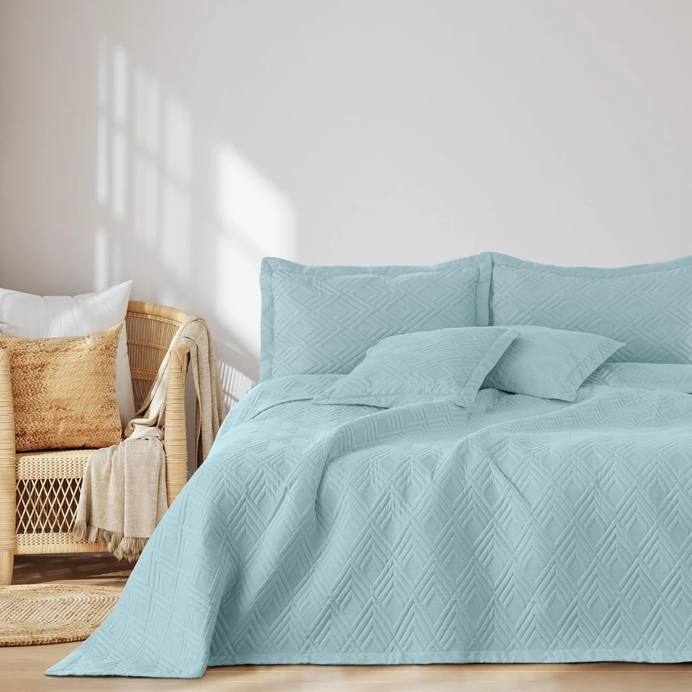 AmeliaHome Lovatiesė 260 × 280 cm, pudrinės rožinės spalvos AH