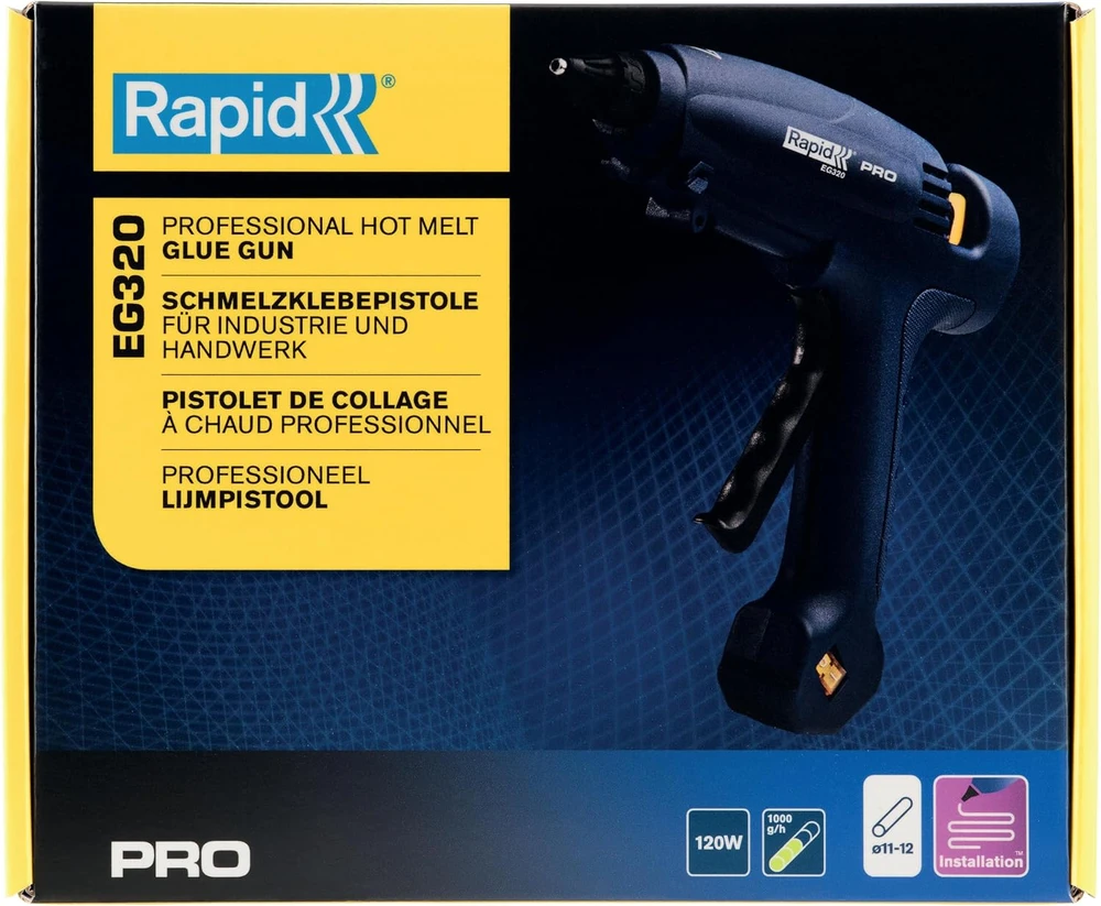Rapid karštų klijų pistoletas 180 W, 195 °C, 11–12 mm, 5000326