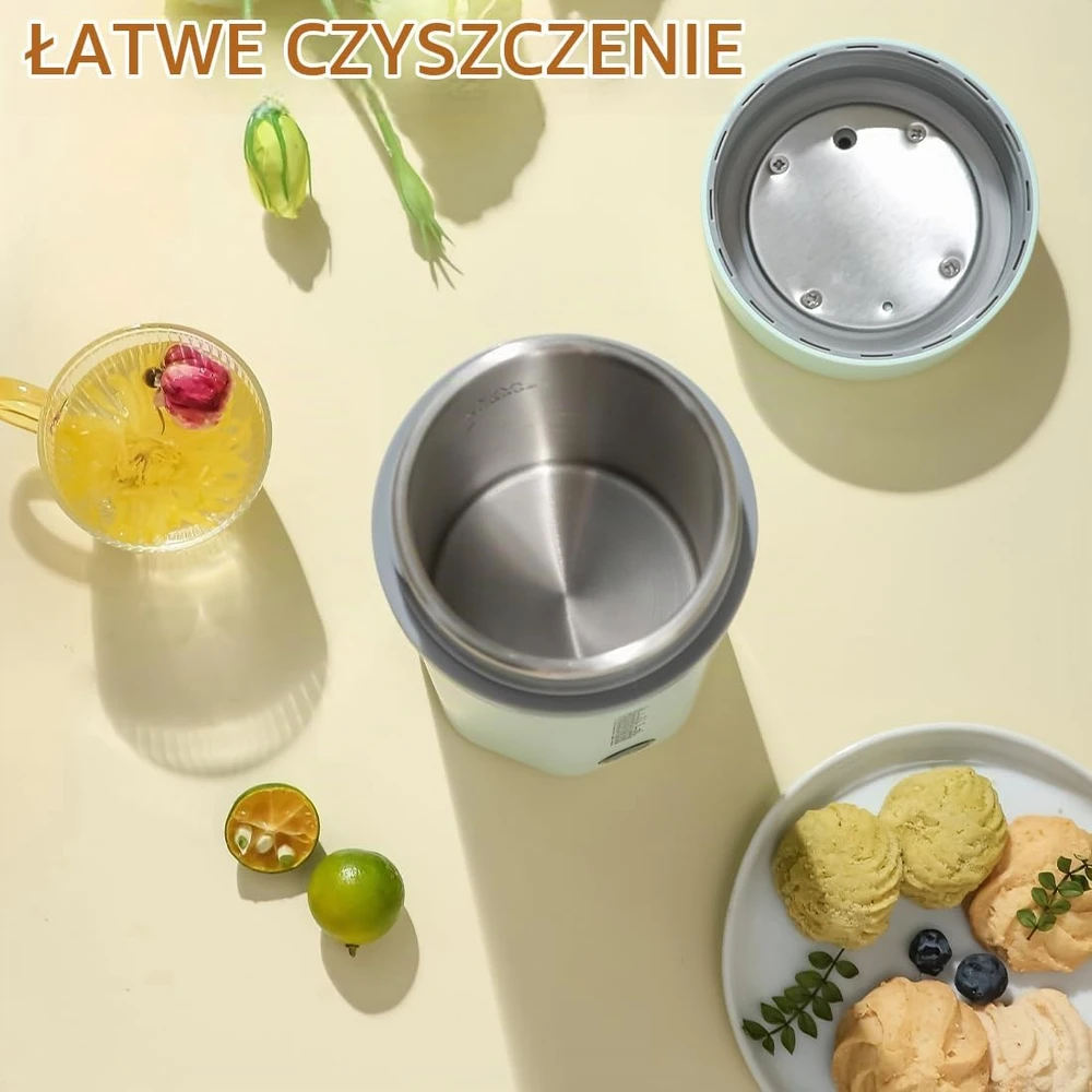 Rauwseul kelioninis elektrinis virdulys 500 ml, 300 W, 220 V, žalias