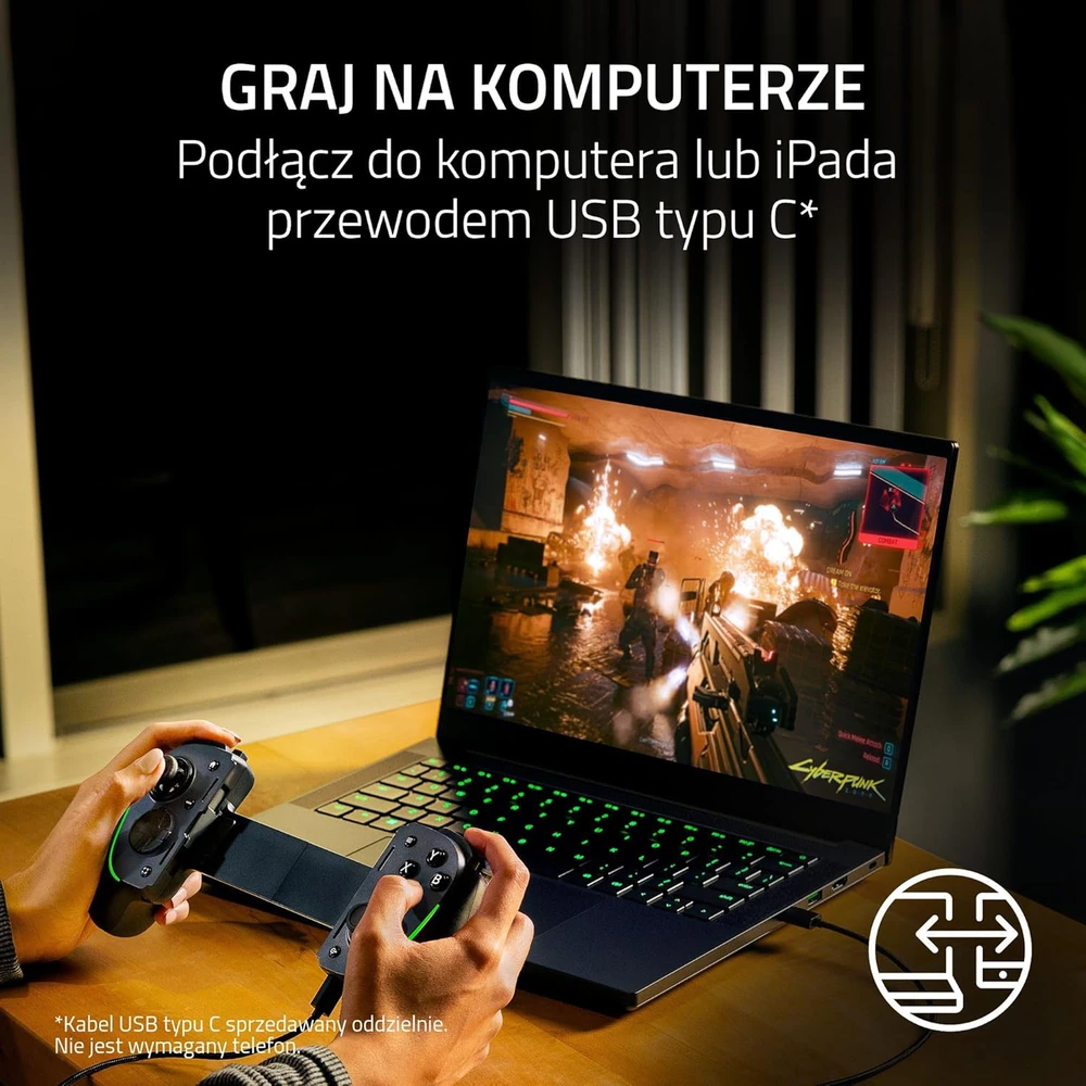 Razer | Žaidimų valdiklis, skirtas Android, iPhone ir iPad Mini | Kishi Ultra