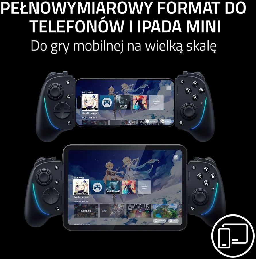 Razer | Žaidimų valdiklis, skirtas Android, iPhone ir iPad Mini | Kishi Ultra