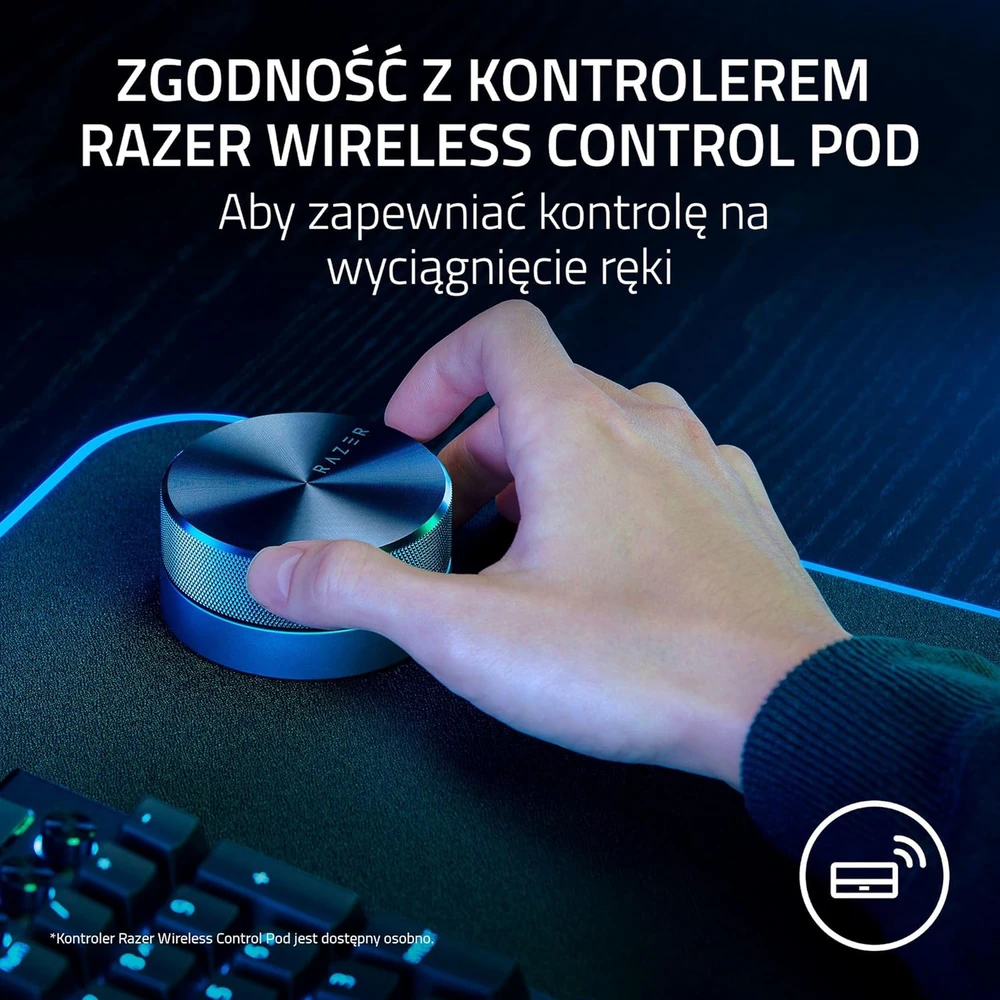 Kompiuterio kolonėlės Razer | Žaidimų garsiakalbiai su laidiniu žemųjų dažnių garsiakalbiu | Nommo V2 - 2.1 | Bluetooth | Juodas