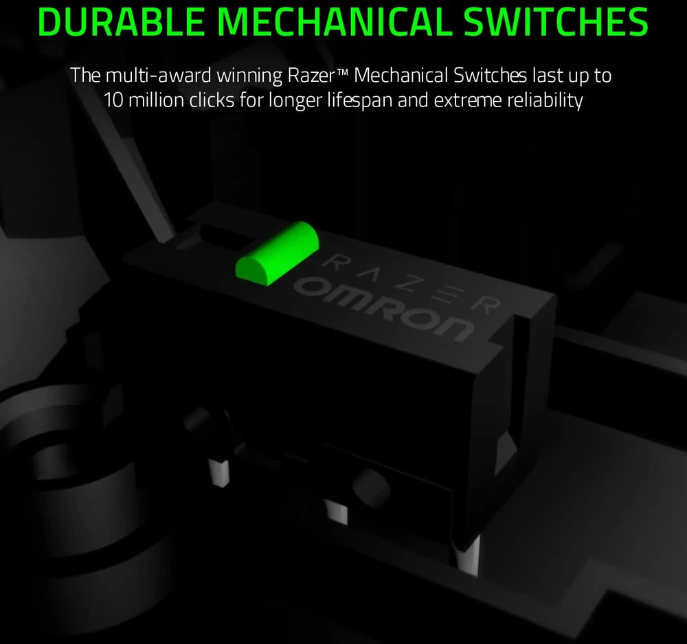 Pelė RAZER DeathAdder Essential RZ01-02540100-R3C1 (Optinė, 6400 DPI, juodos spalvos)
