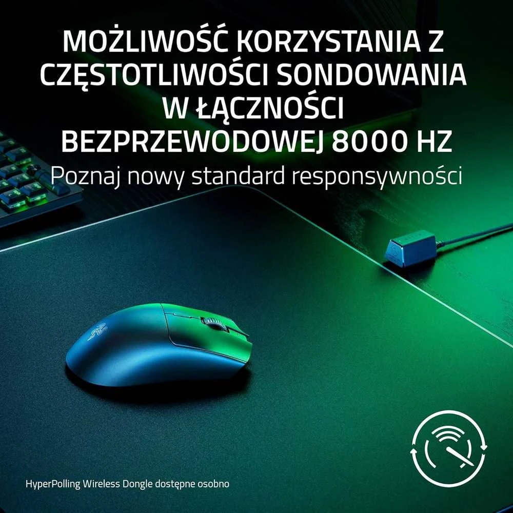 Razer | Viper V3 Hyperspeed | Wireless | Pelė žaidimams | 2.4GHz, Bluetooth | Juodas | No