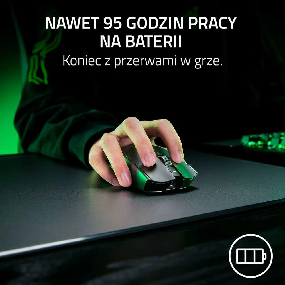 Razer | Pelė žaidimams | Viper V3 Pro | Wireless/su laidu | Juodas