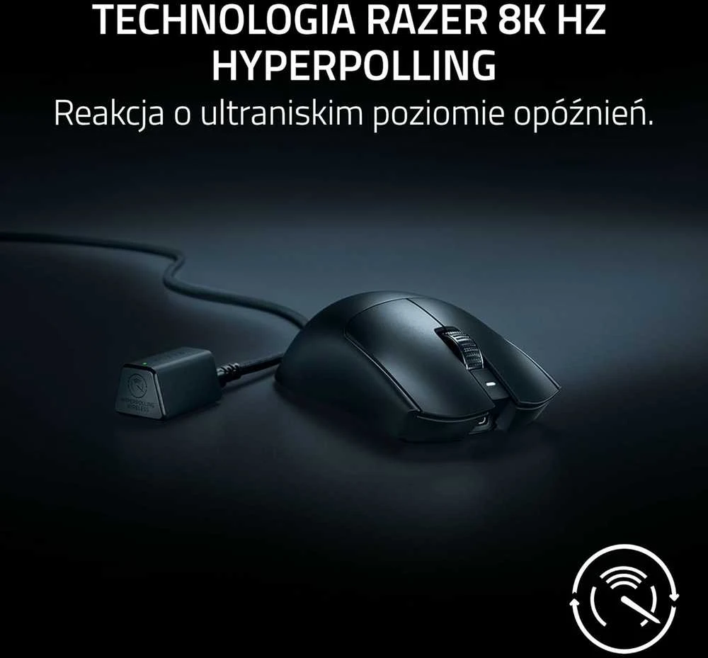 Razer | Pelė žaidimams | Viper V3 Pro | Wireless/su laidu | Juodas