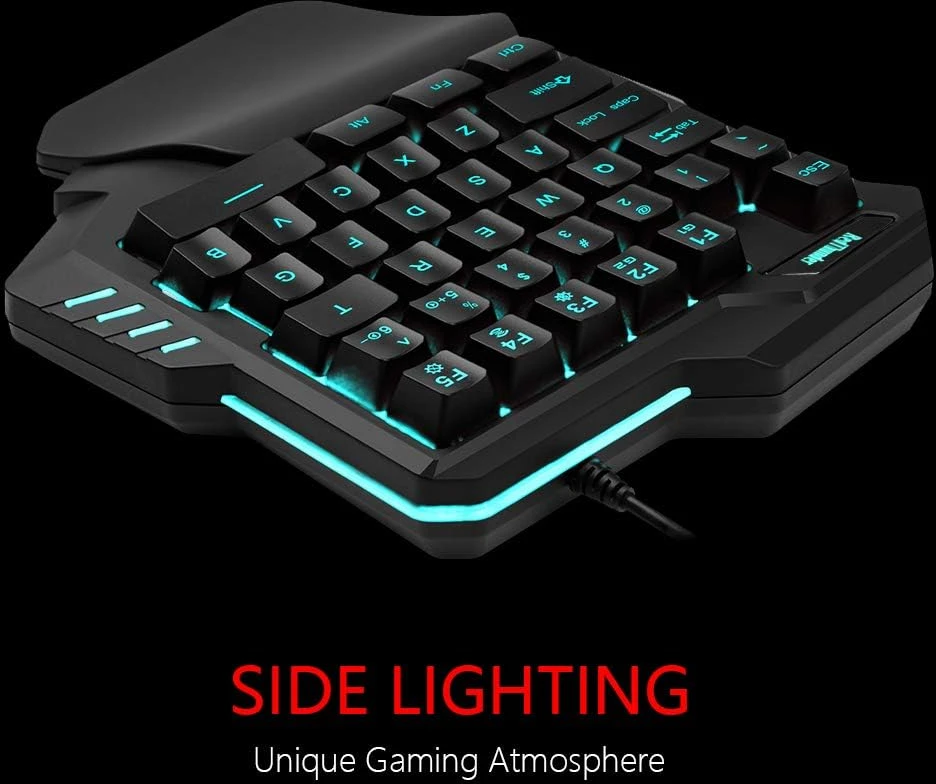 RedThunder žaidimų klaviatūra 35 klavišų, USB-A, RGB apšvietimas, G92