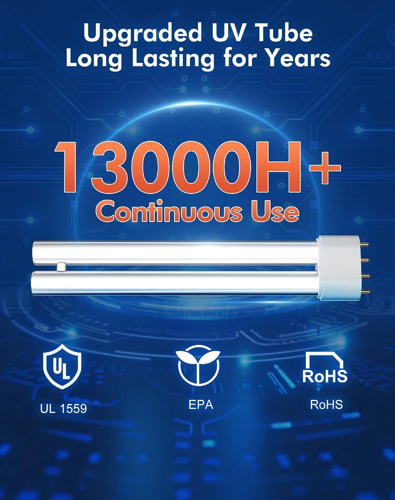 Regevo elektrinė vabzdžių gaudyklė 18 W, 4000 V, IPX4 su šviesos jutikliu JDM03A