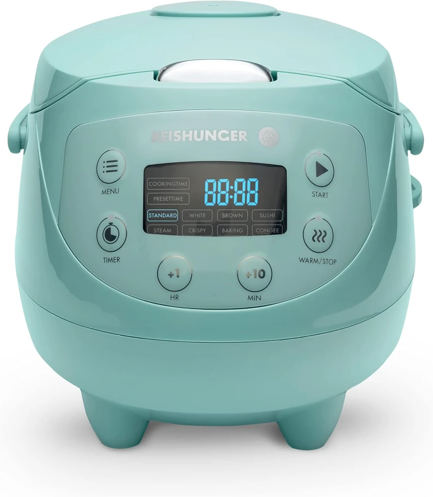 Reishunger mini ryžių viryklė ir garintuvas 0,6 l, 350 W, 8 programos, 542-MDRK-M