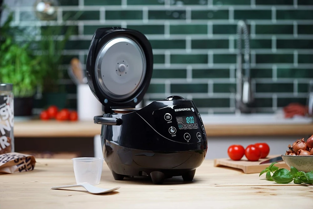 Reishunger mini ryžių viryklė ir garintuvas, baltas, 350 W, 0,6 l, 8 programų, 542-MDRK