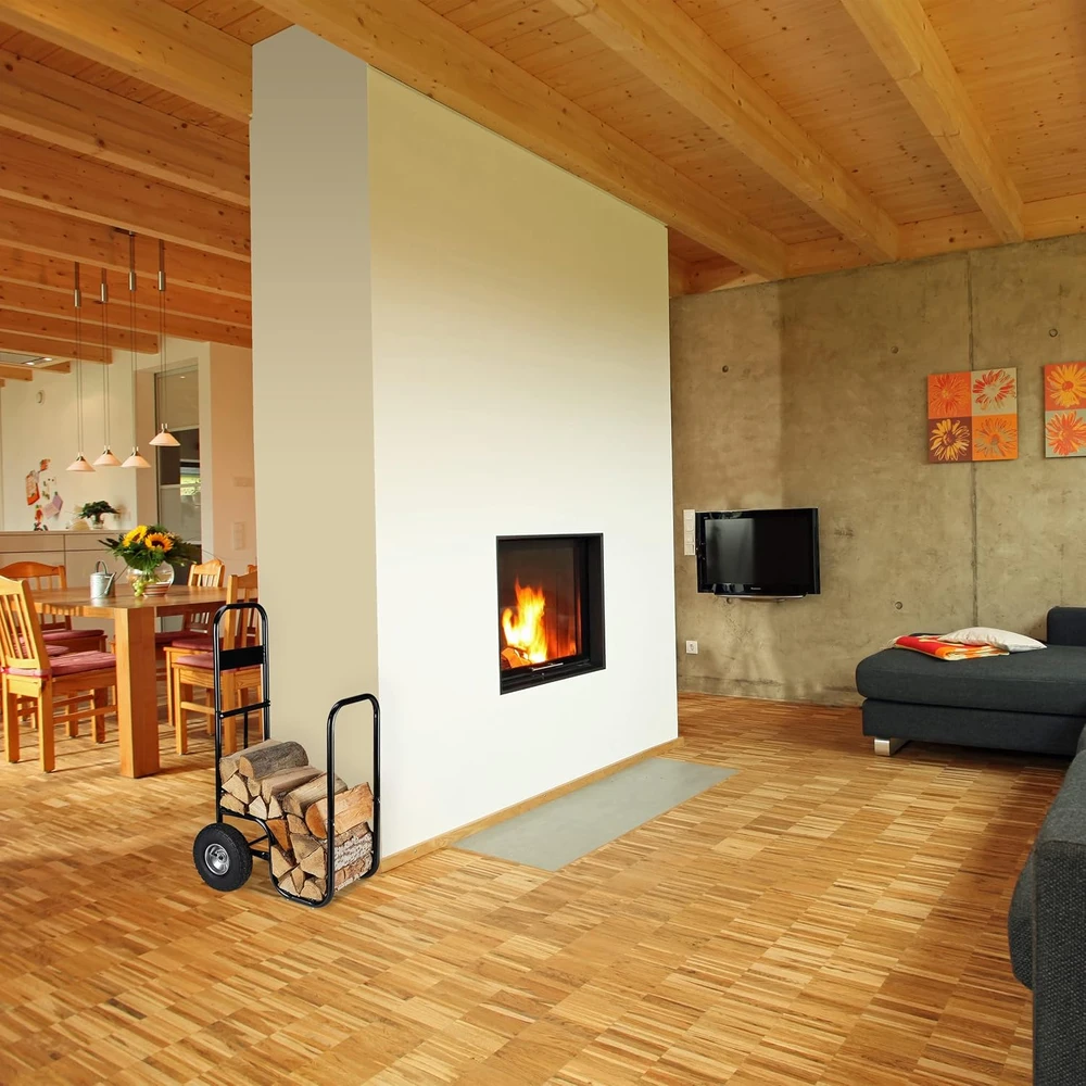 Relaxdays malkų vežimėlis su pneumatinėmis padangomis, 60 kg, 10038466