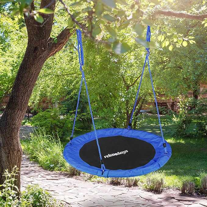 Relaxdays Sodo sūpynės, mėlynos