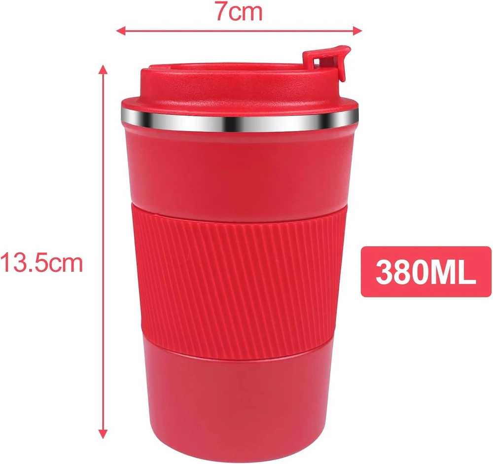 Relota termopuodelis 380 ml iš nerūdijančiojo plieno su dvigubomis sienelėmis REL164