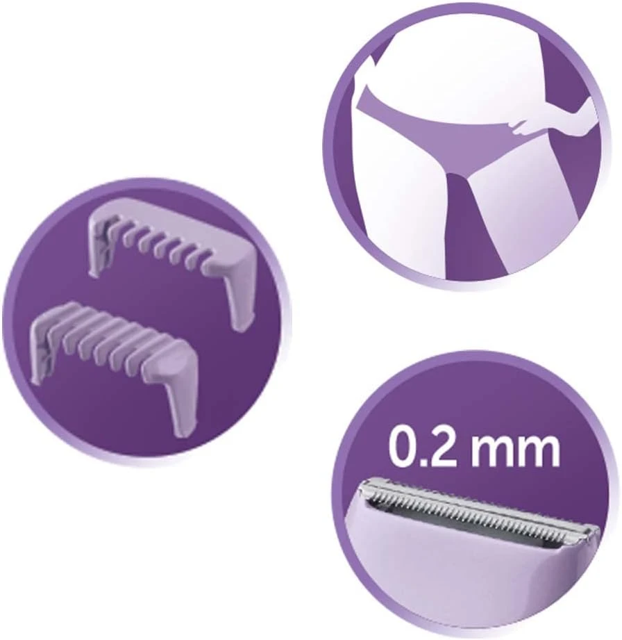 Remington BKT4000 bikinio zonos skustuvas „Wet & Dry“ Violetinė, Balta