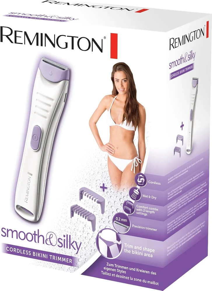 Remington BKT4000 bikinio zonos skustuvas „Wet & Dry“ Violetinė, Balta