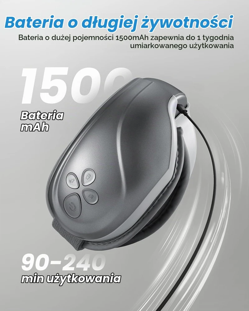 RENPHO akių masažuoklis Eyeris 2 R-G006 su šildymu, vibracija ir Bluetooth