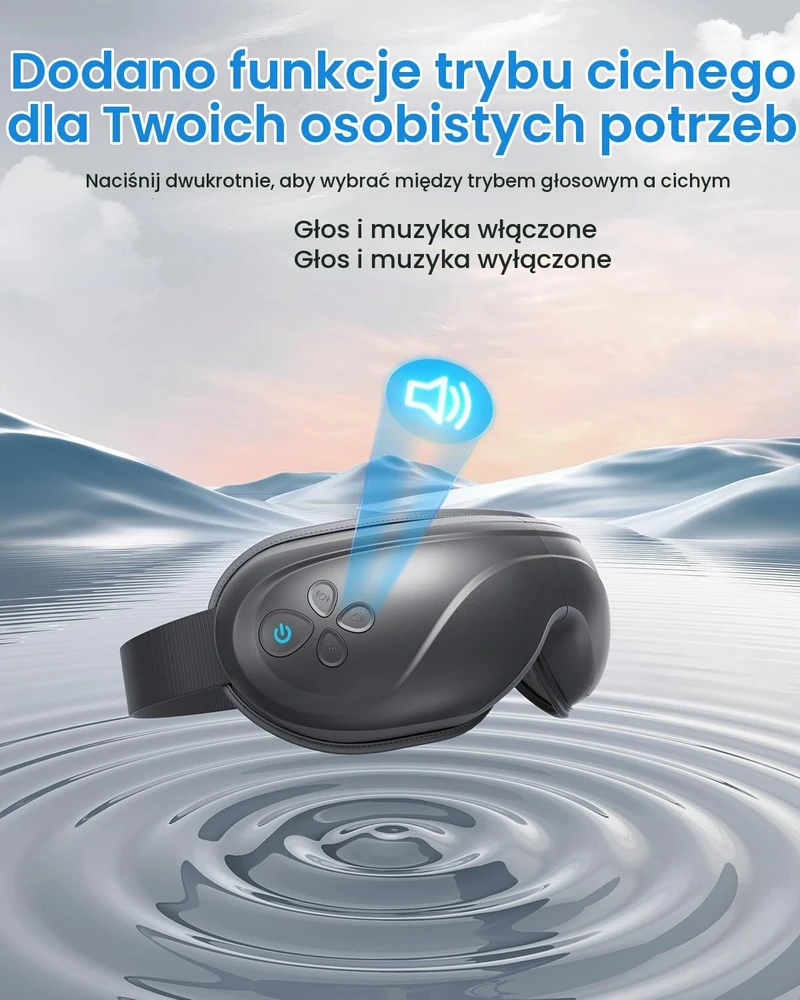 RENPHO akių masažuoklis Eyeris 2 R-G006 su šildymu, vibracija ir Bluetooth