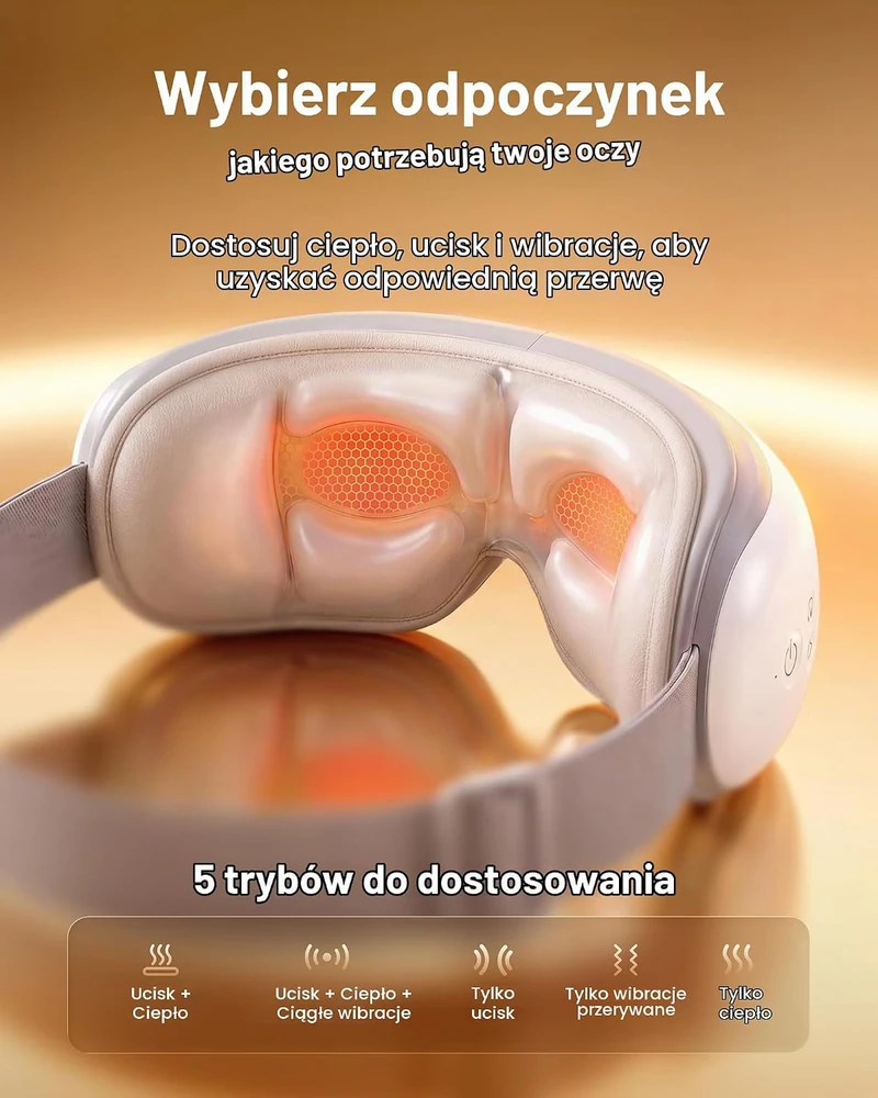 RENPHO akių masažuoklis su šildymu, oro kompresija ir Bluetooth RF-EM001